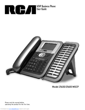 RCA 25630 User Manual