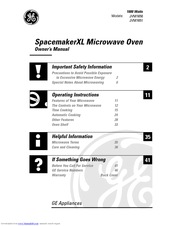GE Spacemaker JVM1650WH Owner's Manual