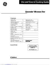 GE Spacemaker 164 D2092P126 Use And Care Manual