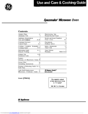 GE Spacemaker JVM131J Use And Care Manual