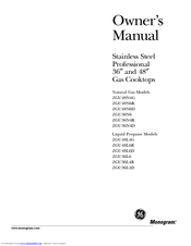 GE Monogram ZGU48N6D Owner's Manual