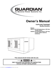 Generac Power Systems Guardian 004626-2 Owner's Manual