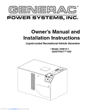 Generac Power Systems 004614-1 Installation And Owner's Manual