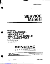 Generac Power Systems NP Series Service Manual