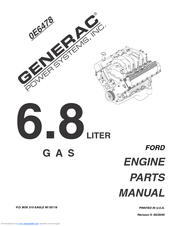 Generac Power Systems 0E6478 Parts Manual