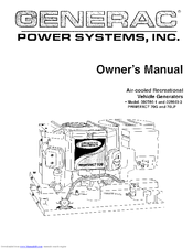 Generac Power Systems Primepact 70LP Owner's Manual