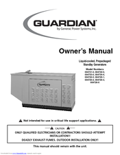 Generac Power Systems Guardian 004725-2 Owner's Manual