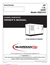 Generac Power Systems 005210-0 Owner's Manual
