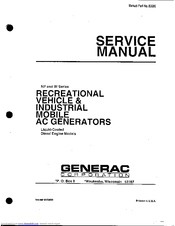 Generac Power Systems 9055-1 Service Manual