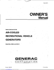 Generac Power Systems 9592-3 Owner's Manual