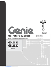Genie CE Operator's Manual