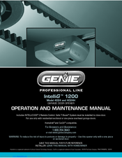 Genie INTELLIG 4024H Operation And Maintenance Manual