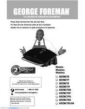 George Foreman G-broil GR236CTRQ Use And Care Book Manual