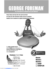 George Foreman Grand Champ GR36PCAN Use And Care Manual