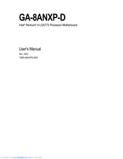 Gigabyte GA-8ANXP-D User Manual