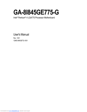 Gigabyte GA-8I845GE775-G User Manual