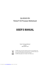 Gigabyte GA-5EASV-RH User Manual