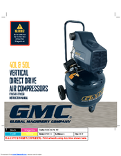 GMC EVAC50 Instruction Manual