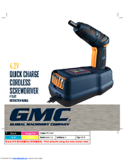 GMC PFC46V Instruction Manual