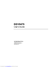 GoVideo DDV9475 User Manual