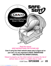 Graco 8A16GNI - Infant SafeSeat Step 1 Owner's Manual