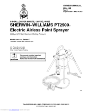 Sherwin-Williams PT2500 Owner's Manual