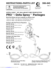 Graco 308-8452 Instructions-Parts List Manual