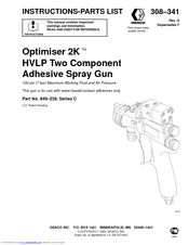 Graco Optimiser 2K 308-341 Instructions Manual