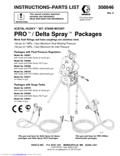 Graco Pro/Delta Spray 240371 Instructions-Parts List Manual