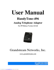 Grandstream Networks HandyTone-496 User Manual