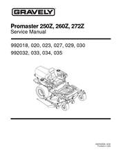 Gravely 992027 Service Manual