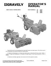 Gravely 20979 Operator's Manual