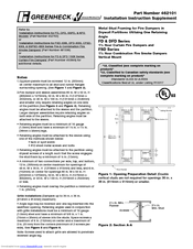 Greenheck KFD Installation Instruction Supplement