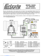 Grizzly G0452 Instruction Manual