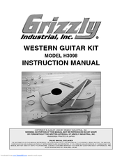 Grizzly H3098 Instruction Manual