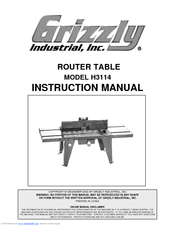 Grizzly H3114 Instruction Manual
