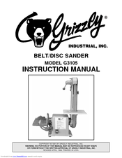 Grizzly G3105 Instruction Manual