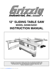 Grizzly G0588/G0591 Instruction Manual