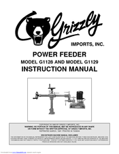 Grizzly G1129 Instruction Manual