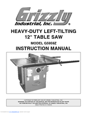 Grizzly G5959Z Instruction Manual
