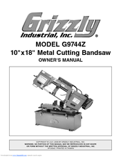 Grizzly G9744Z Owner's Manual