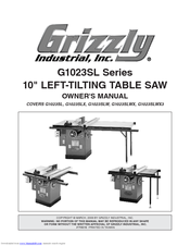 Grizzly G1023SLWX3 Owner's Manual