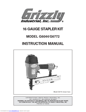Grizzly G6772 Instruction Manual