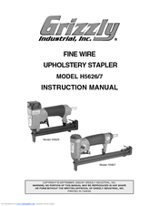Grizzly H5626/7 Instruction Manual
