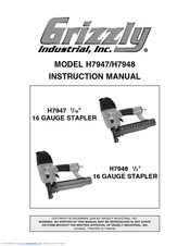 Grizzly H7948 Instruction Manual