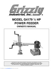 Grizzly G4179 Owner's Manual