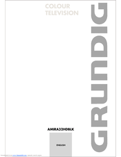 Grundig AMIRA32HDBLK Owner's Manual