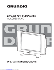Grundig GULCD20S/DVD Operating Instructions Manual