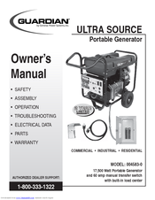 Generac Power Systems Guardian ULTRA SOURCE 004583-0 Owner's Manual