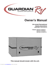 Generac Power Systems Guardian RV QUIETPACT 75 Owner's Manual